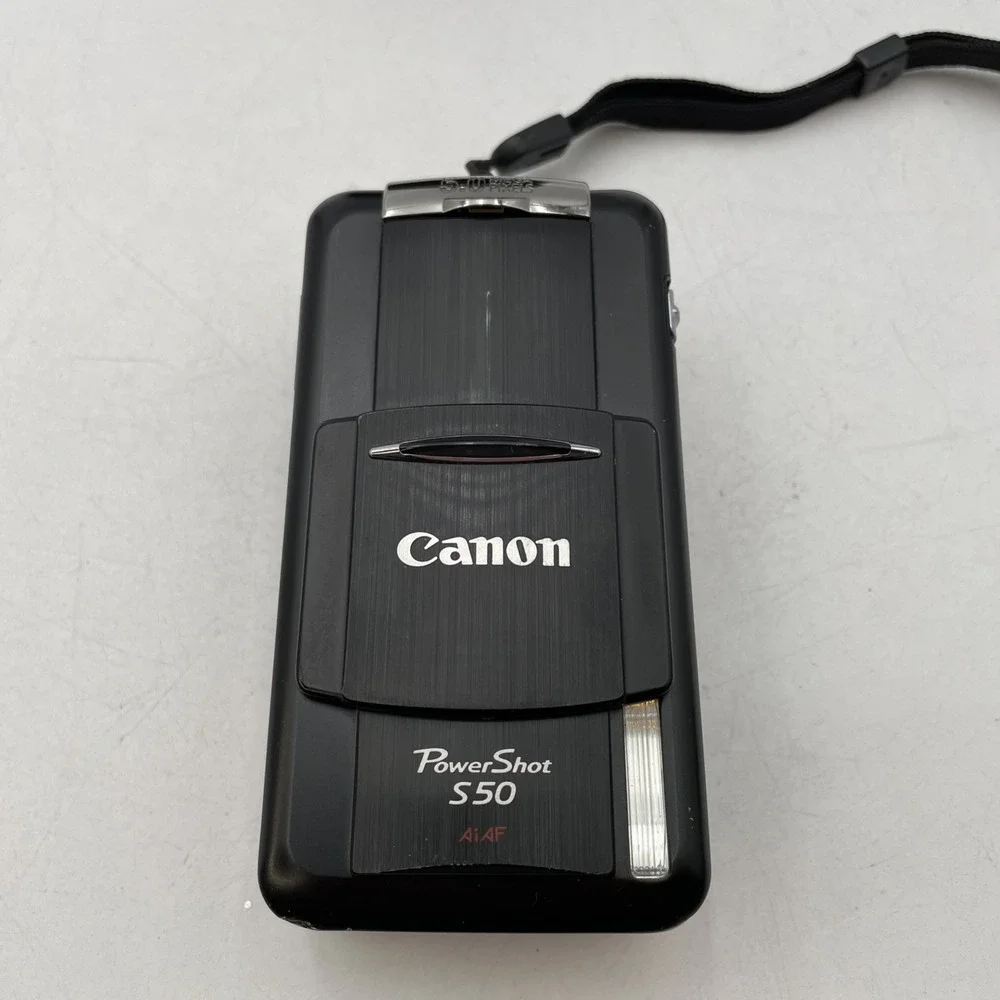 Canon PowerShot S50 5.0MP Digital Camera PC1048 Japan+Battery+Case+Free Ship